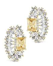 Load image into Gallery viewer, Nina Elongated CZ Stud Earrings