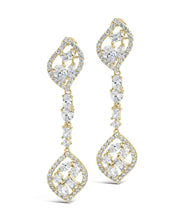 Load image into Gallery viewer, Mariah CZ Drop Earrings