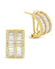 Load image into Gallery viewer, Serena CZ Hoop Earrings