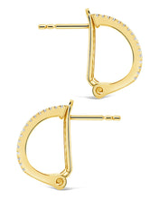 Load image into Gallery viewer, Serena CZ Hoop Earrings