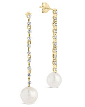 Load image into Gallery viewer, Blake Pearl Drop Stud Earrings