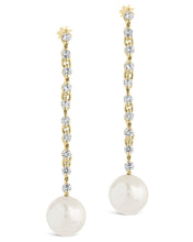 Load image into Gallery viewer, Blake Pearl Drop Stud Earrings
