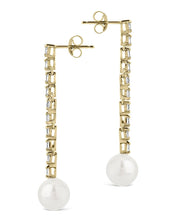 Load image into Gallery viewer, Blake Pearl Drop Stud Earrings