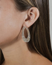 Load image into Gallery viewer, Olivia CZ Oval Stud Earrings