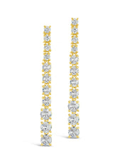 Load image into Gallery viewer, Natasha CZ Drop Stud Earrings
