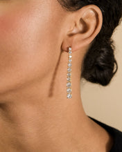 Load image into Gallery viewer, Natasha CZ Drop Stud Earrings
