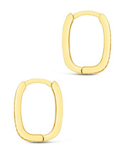 Load image into Gallery viewer, Renee CZ Huggie Hoop Earrings