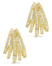 Load image into Gallery viewer, Jenny CZ Statement Hoop Earrings