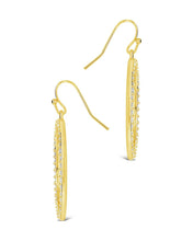Load image into Gallery viewer, Della CZ Circle Dangle Earrings