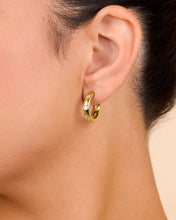 Load image into Gallery viewer, Molly CZ Studded Micro Hoops