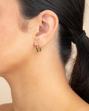 Load image into Gallery viewer, Zadie CZ Everyday Hoop Earrings
