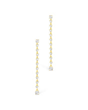 Load image into Gallery viewer, Layken CZ Stationed Stud Earrings