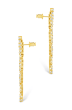 Load image into Gallery viewer, Linda CZ Dangle Stud Earrings