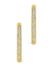 Load image into Gallery viewer, Melba Pave CZ Hoops
