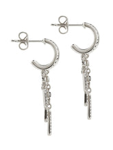 Load image into Gallery viewer, Jenna Triple Spike Dangle Huggies