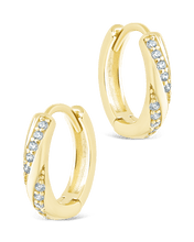 Load image into Gallery viewer, Sterling Silver Adelise Micro Hoops