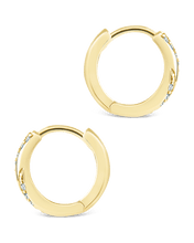 Load image into Gallery viewer, Sterling Silver Adelise Micro Hoops