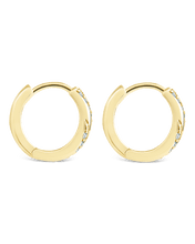 Load image into Gallery viewer, Sterling Silver Adelise Micro Hoops