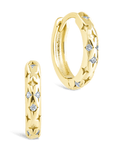 Load image into Gallery viewer, Sterling Silver Blakelyn Micro Hoops