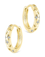 Load image into Gallery viewer, Sterling Silver Blakelyn Micro Hoops