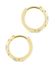 Load image into Gallery viewer, Sterling Silver Blakelyn Micro Hoops