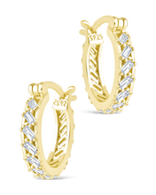 Load image into Gallery viewer, Sterling Silver Norabelle Micro Hoops