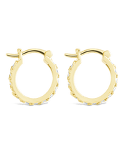 Load image into Gallery viewer, Sterling Silver Norabelle Micro Hoops