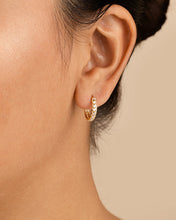 Load image into Gallery viewer, Sterling Silver Norabelle Micro Hoops