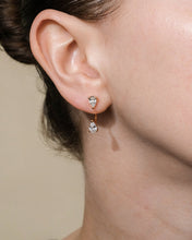 Load image into Gallery viewer, Sterling Silver Pear Cut Duo Jackets