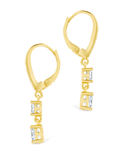 Load image into Gallery viewer, Sterling Silver Liesel Oval Cut CZ French Clip Earrings