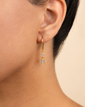 Load image into Gallery viewer, Sterling Silver Liesel Oval Cut CZ French Clip Earrings