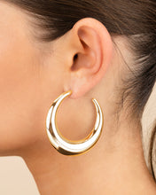 Load image into Gallery viewer, Trixie Tube Hoop Earrings