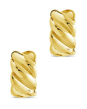 Load image into Gallery viewer, Bailey Twist Micro Hoop Earrings