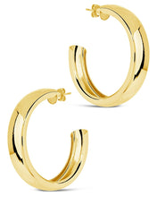 Load image into Gallery viewer, Liviana Polished Statement Hoop Earrings