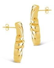 Load image into Gallery viewer, Twisted Croissant Stud Earrings