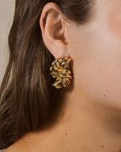 Load image into Gallery viewer, Twisted Croissant Stud Earrings