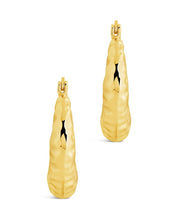 Load image into Gallery viewer, Darla Hammered Hoop Earrings