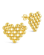 Load image into Gallery viewer, Meredith Heart Stud Earrings