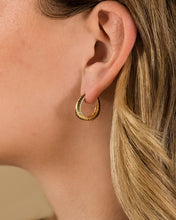Load image into Gallery viewer, Fairley Oval Textured Micro Hoops
