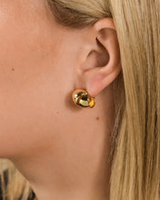 Load image into Gallery viewer, Tamara Double Row Huggie Hoop Earrings