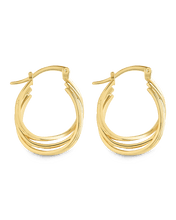 Load image into Gallery viewer, Emery Triple Row Layered Earrings