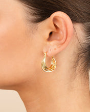 Load image into Gallery viewer, Emery Triple Row Layered Earrings