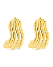 Load image into Gallery viewer, Sylvie Ripple Statement Studs