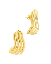 Load image into Gallery viewer, Sylvie Ripple Statement Studs