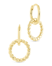Load image into Gallery viewer, Hassie Delicate Twist Hoops