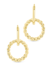 Load image into Gallery viewer, Hassie Delicate Twist Hoops