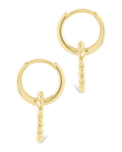 Load image into Gallery viewer, Hassie Delicate Twist Hoops