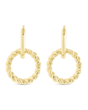 Load image into Gallery viewer, Hassie Delicate Twist Hoops