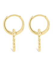 Load image into Gallery viewer, Hassie Delicate Twist Hoops