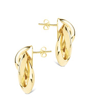 Load image into Gallery viewer, Ashton Layered Door Knocker Stud Earrings